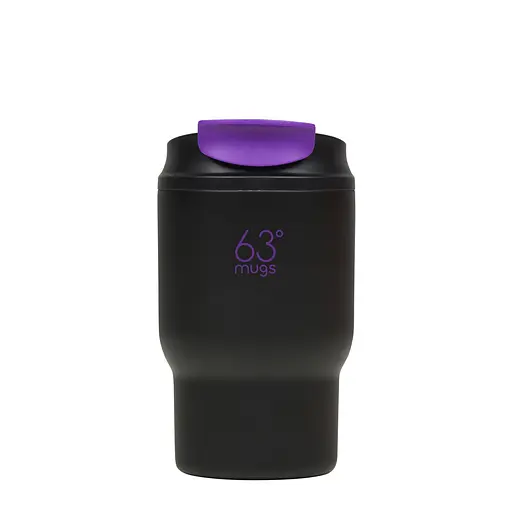 Смачна термочашка для кави 63mugs Drive 360 мл падре чорна (1063) - фото 1