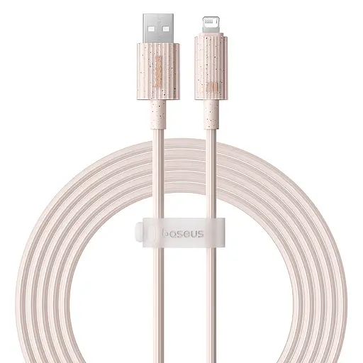 Кабель Baseus Habitat Series Fast Charging Cable Type-C to iP 20W 2m Wheat Pink - фото 1