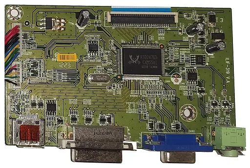 Материнская плата монитора Lenovo ILIF-319 V.A "Б/У" - фото 1