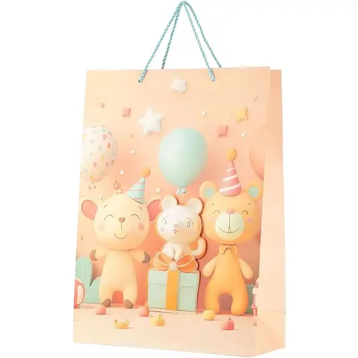 Пакет подарунковий HY702-3 Персиковий - фото 1