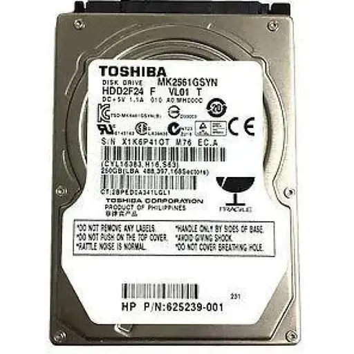 Жесткий диск 2.5 Toshiba 250Gb MK2561GSYN Б/У - фото 1