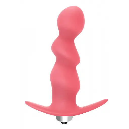 Анальная пробка Lola Toys Plug Spiral 9.5 см розовый - фото 1