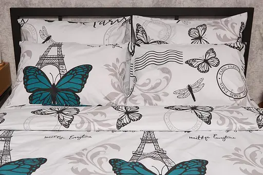 Набор наволочек Moon&Star Бязь Gold Люкс Green Butterflies 40х60 см 2 шт MS840000721 - фото 1