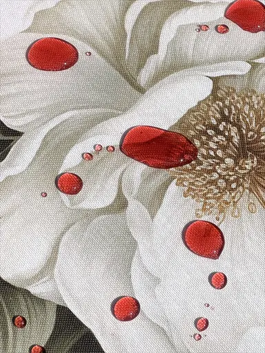 Водоотталкивающая Скатерть с 3D принтом Чайный цветок 220х140 см (+ 4 салфетки 30х40) Бежевый - фото 10