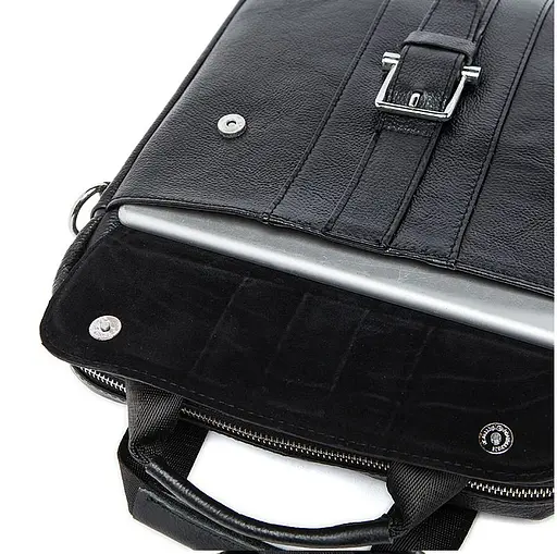 Чоловіча шкіряна сумка Vintage 27х29х5 см sum0012388 - фото 9