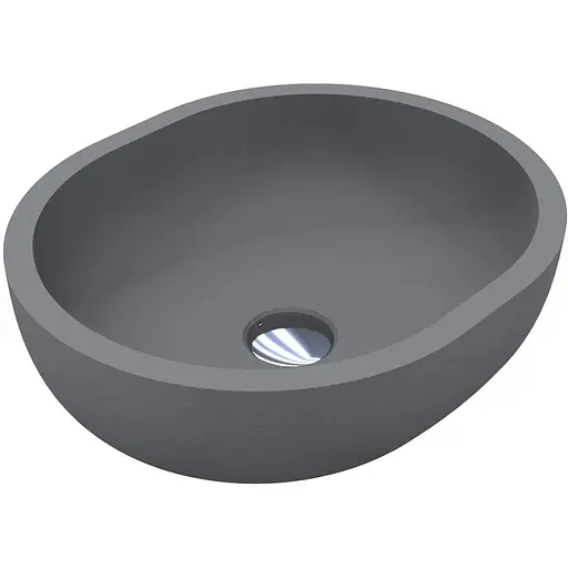 Умивальник Miraggio Mark 425 mirastone gray 0002686, Сірий - фото 1