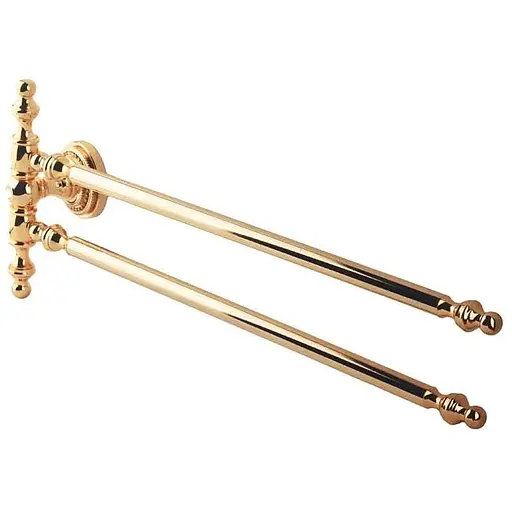 Тримач для рушника Kugu Eldorado 842G Золотий - фото 1