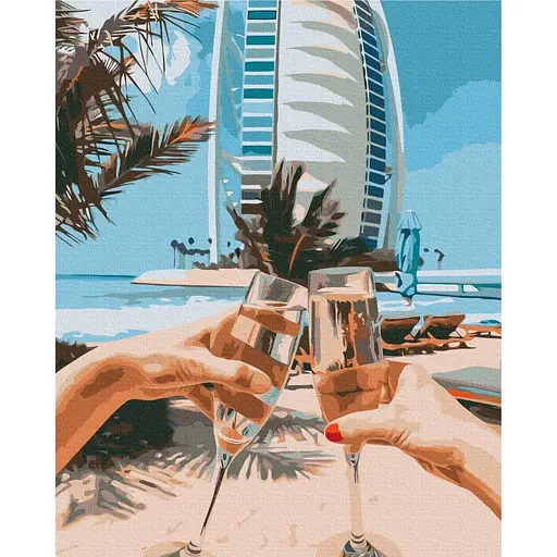 Картина за номерами Дубай на двох Brushme 40x50 см кольорова 000278146