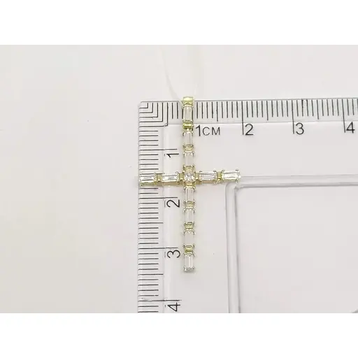 Золотий хрестик Імперія золота з фіанітами. КР274И - фото 6