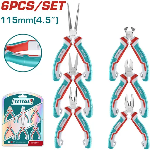 Набор Total THT1K0511 шарнирно-губцевого инструмента - фото 2