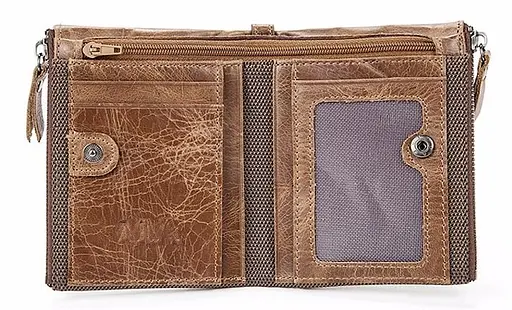 Чоловічий шкіряний гаманець Vintage 9х11х2.5 см acs0015337 - фото 6