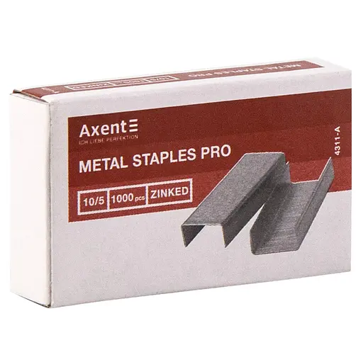 Скобы для степлеров Axent Pro 10/15 1000 шт. (4311-A) - фото 2