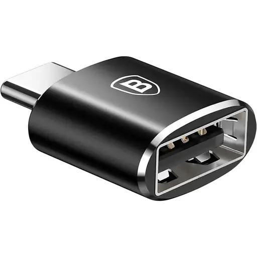 Перехідник Baseus USB Female to USB-C Male Black (CATOTG-01) [80567]