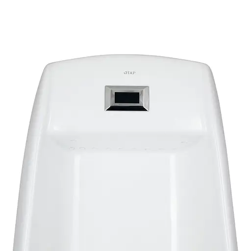 Писсуар напольный Qtap Scorpio с ИК-датчиком автоматического смыва 430x370x990 White QT1488101HW, Белый - фото 4