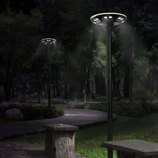 LED светильник автономный парковый IP54 VIDEX 1400Lm Сенсорный - фото 8