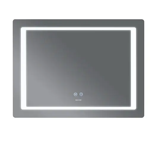 Дзеркало Mixxus Style MR13-80x60-Reverse (LED Touch, антизапотівання, димер, регулювання яскравості) MI6666 - фото 2