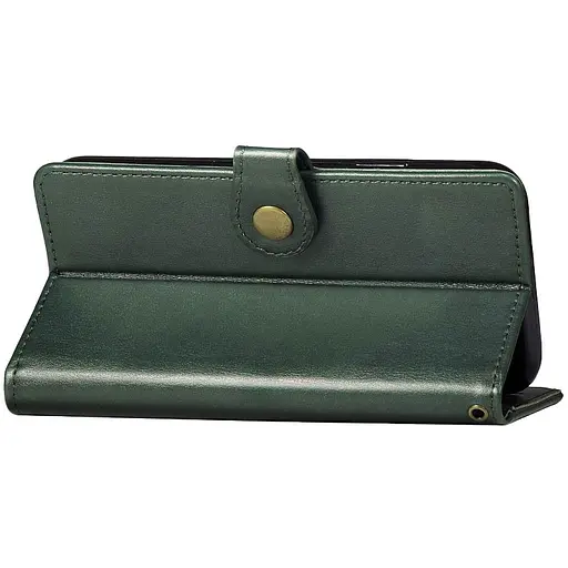 Кожаный чехол-книжка Getman Gallant PU для Tecno Spark 10 Pro Зеленый - фото 5
