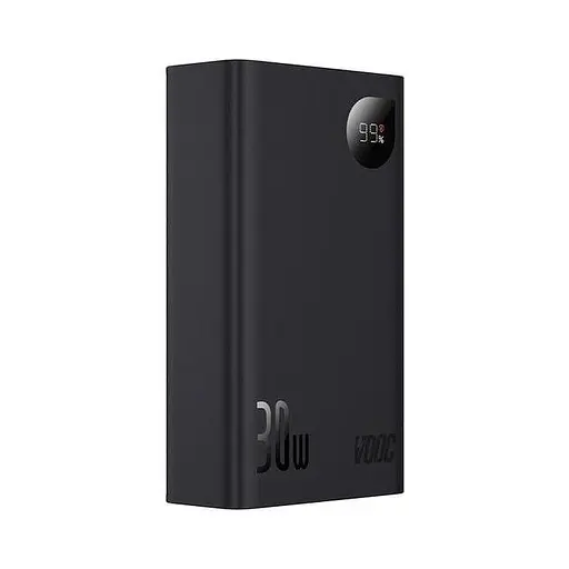 Повербанк Baseus Adaman 2 Metal Digital Display Power Bank 30W 20000 mAh Black - фото 3