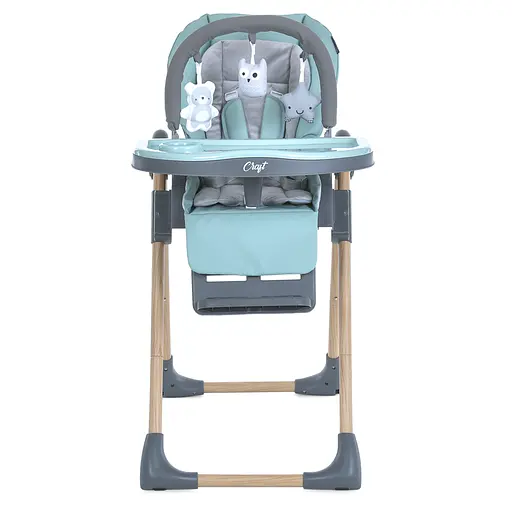 Стульчик для кормления ME 1115-W CRAFT Mint - фото 4