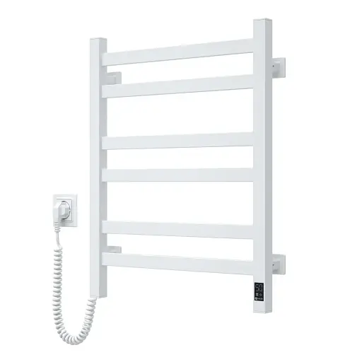 Рушникосушка NAVIN Авангард 480х600 Sensor лівобічна з таймером, біла - фото 1