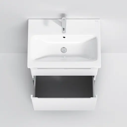 Тумба з умивальником AM.PM Hit підлогова 60 см білий M93A-FSX0602-WC0602WG38 Білий - фото 8