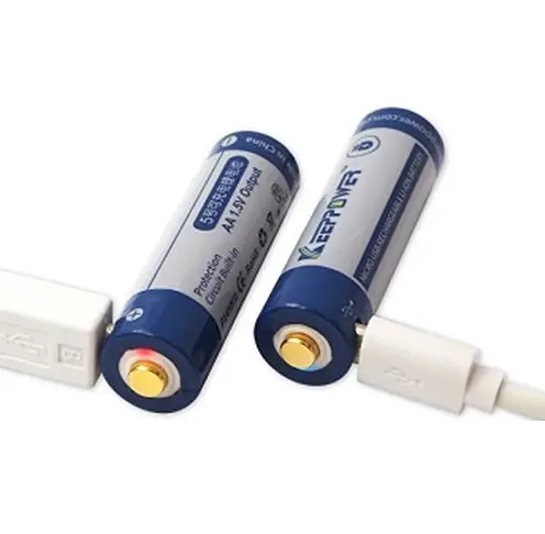 Акумулятор 14500 Keeppower Li-ion R6 1950mAh/2bl (P1450U1 AA) - фото 2