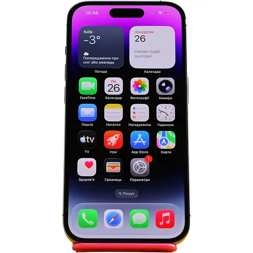 Смартфон Apple iPhone 14 Pro 128GB Deep Purple (MQ0G3) Б/У [156624] - фото 1