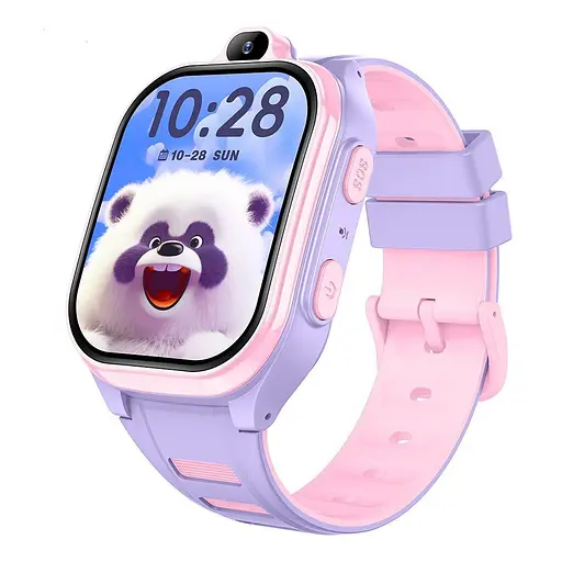 Детские смарт-часы Lemfo AS10 фиолетовый - фото 1
