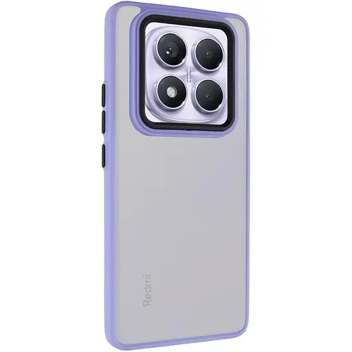 Чехол Epik TPU+PC Lyon Frosted для Xiaomi Redmi Note 14 Pro 4G Purple