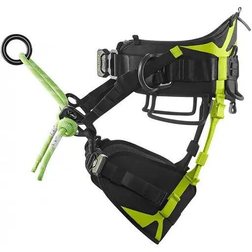 Страховочная система Edelrid TreeRaptor Black/Green S/M (1017-820240142190) - фото 3