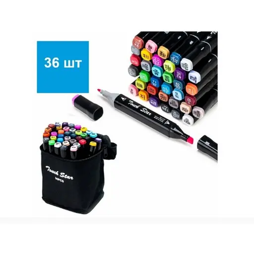 Набір двосторонніх маркерів Touch Sketch Marker у сумці Touch-36 36 шт. (1457479232) - фото 2