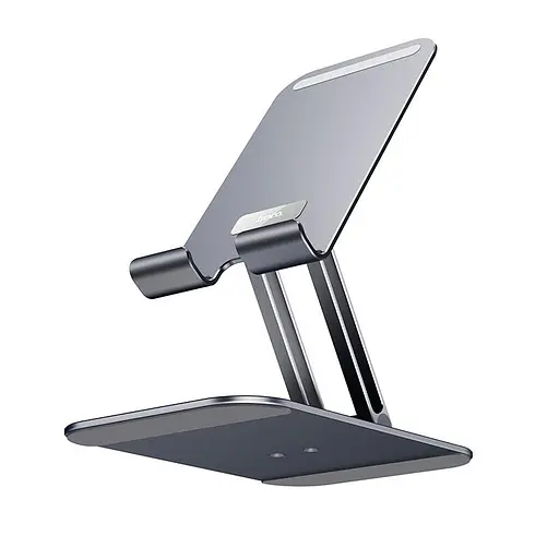 Тримач Hoco PH50 Plus Ivey dual axis rotating metal tablet desktop holder настільний для планшетів 4.5-12" - фото 4