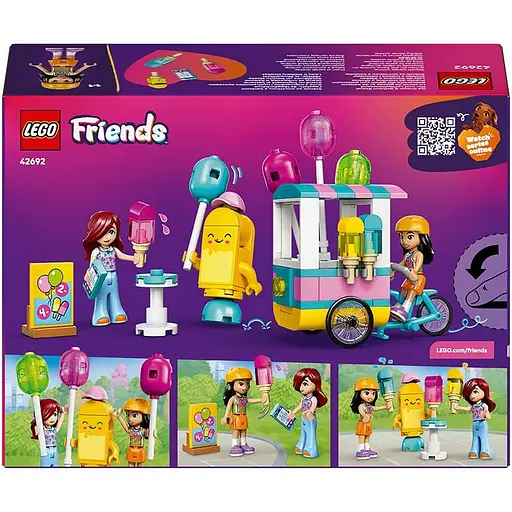 Конструктор LEGO Friends Ятка з морозивом і повітряними кульками 107 деталей (42692) - фото 7