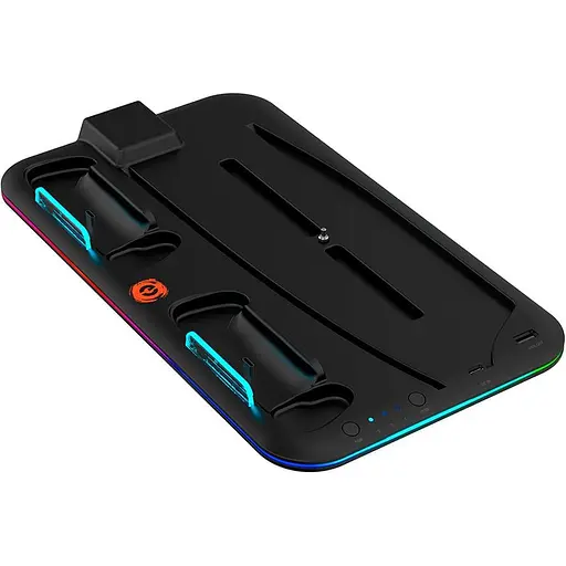 Пидставка для охолодження Canyon CS-5 RGB PS5 Charge Black (CND-CSPS5B) - фото 2