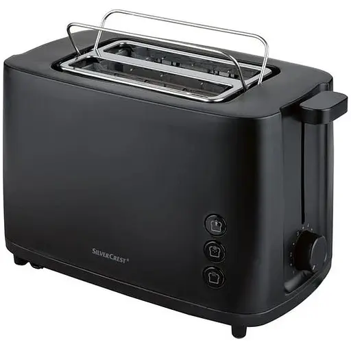 Тостер + підставка для булочок SilverCrest STK 800 A1 800 Вт 6 режимів нержавіюча сталь автовідключення - фото 1