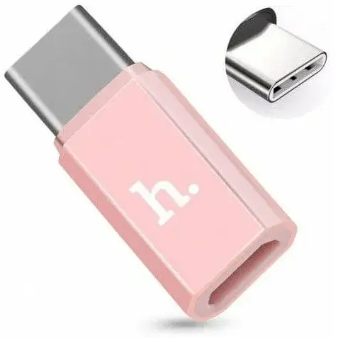 Адаптер Hoco Micro-usb гнездо разъем Type-C штекер