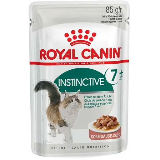Влажный корм для кошек от 7 лет Royal Canin Instinctive кусочки в соусе 1.02 кг (12 шт. х 85 г) - фото 2