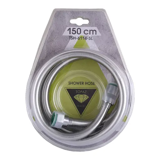 Шланг душевой Topaz TSH-6114-SL 150см, Хром - фото 1