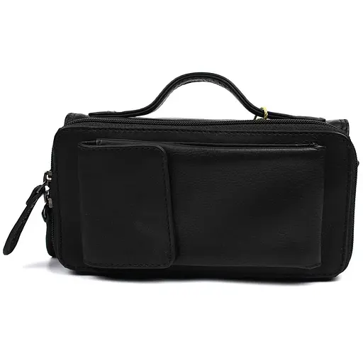 Чоловіча шкіряна сумка через плече Hill&Burry 20х11х6 см sum0025790 - фото 4