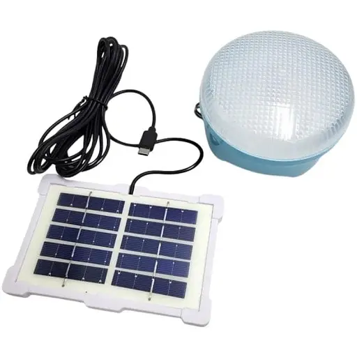 Фонарь аккумуляторная лампа CcLamp RB-CL023А LED 3 режима работы солнечная панель 30 Вт - фото 1