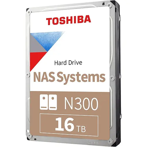 Жесткий диск 3.5" Toshiba N300 16TB SATA 512MB (HDWG51GUZSVA) [141073]