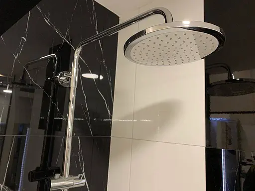 Душова система Corsan Klar Fiber chrome white CMN002, Хром - фото 8