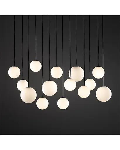 Подвесной светильник, люстра Nowodvorski 11408 Snowball XIV G9 14x12W IP20 Черный - фото 3