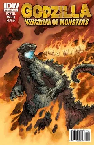 Godzilla: Kingdom of Monsters. Issue 4. Cover A (June 2011)