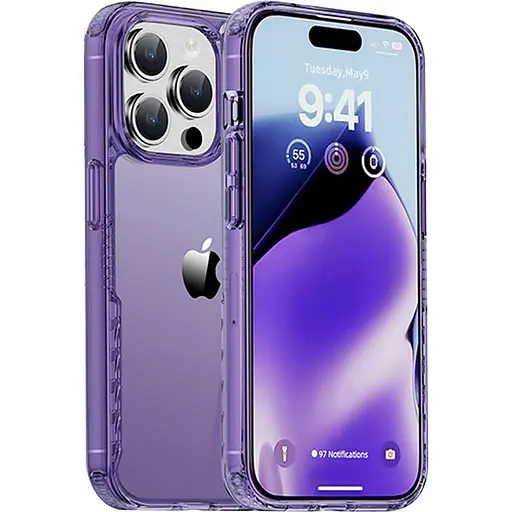 Чохол Epik TPU+PC Multi-Color для Apple iPhone 15 Pro Max 6.7 Purple - фото 2