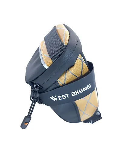 Велосумка под раму West Biking YP0707230 2 л треугольная чорная (G0001968) - фото 2