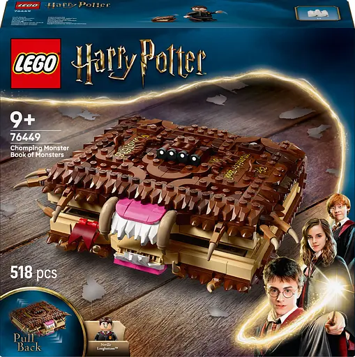 Конструктор LEGO Harry Potter Куслива Ужасная книга ужасов 518 деталей (76449) - фото 1