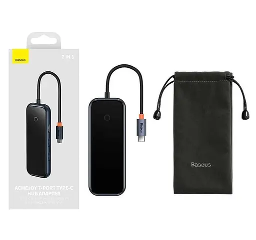 Адаптер хаб Baseus AcmeJoy 7 in 1 (WKJZ010413) - фото 2