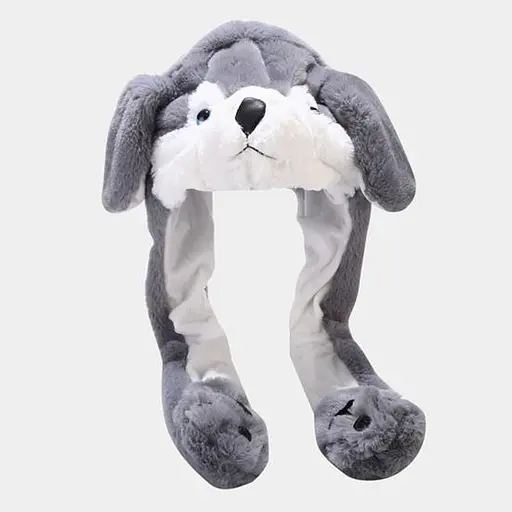 Шапка меховая Собачка, 473-9, со световыми эффектами (В ассортименте)