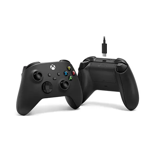 Геймпад Microsoft Wireless Controller Carbon Black + USB Type-C (1V8-00002) - фото 3